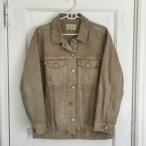Madewell Oversized Trucker Jacket: Garment-Dye Edition